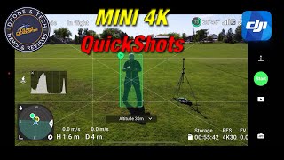 DJI Mini 4K  A complete guide to QuickShots a tutorial [upl. by Iand]