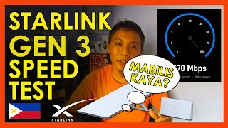 STARLINK VERSION 4 GEN 3 SPEED TEST UNBOXING AND REVIEW  GUIDE HOW TO SETUP INSTALL AND ACTIVATE [upl. by Sirtimid264]