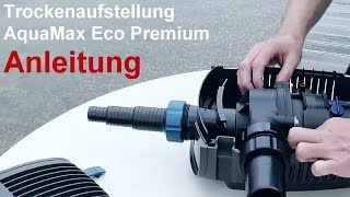 OASE AquaMax Eco Premium  Videoanleitung  Umbau zur Trockenaufstellung der Teichfilterpumpe [upl. by Femmine101]