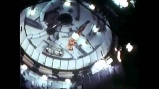 NASA astronauts performing gymnastics on board of the Skylab [upl. by Tana913]