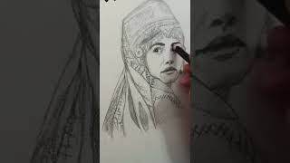 Ilbilge hatun art drawing artist artpainter [upl. by Nybbor]