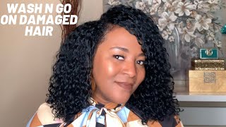 WASH N GO TUTORIAL  TYPE 4 HAIR [upl. by Stanleigh]