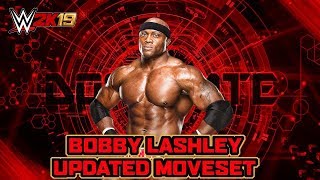 WWE 2K19 Bobby Lashley Updated Moveset [upl. by Rue]