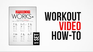 Upperbody Works Plus Workout  HowTo   One Set  by DAREBEE [upl. by Ladnor]