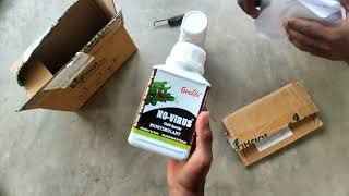 Geolife Novirus chilli special organic viricide Unboxing [upl. by Ateval]