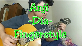 Anji  dia cover fingerstyle gitar video instagram [upl. by Shaeffer]