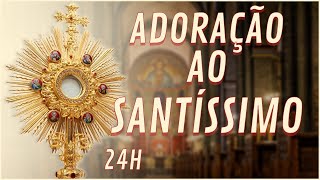 DOMINGO DE ADORAÇÃO AO SANTÍSSIMO SACRAMENTO  LIVE AO VIVO  ADEMIR PEREIRA  Frei Gilson [upl. by Llerrac]