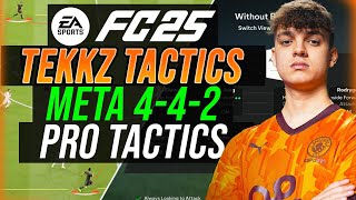 PRO TEKKZ META 442 Custom Tactics amp ROLES  EA FC 25 [upl. by Eveivenej]