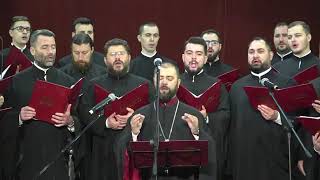 Concertul de colinde al Grupului psaltic „Tronos” al Catedralei Patriarhale la Ateneul Pop Focșani [upl. by Kcirddes]