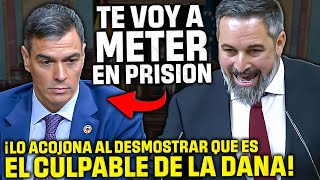 ABASCAL ACOJONA a SÁNCHEZ 😱¡CON METERLO PRESO😱¡POR HABER ABANDONADO A LAS VÍCTIMAS DE LA DANA [upl. by Ivgnout]