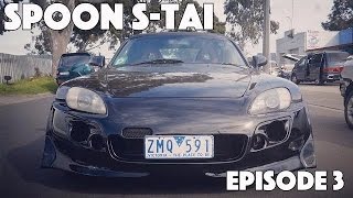 Honda s2000 Spoon stai front bar installed Project MAAAD2K Episode 3 [upl. by Ardnohsed]