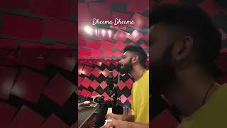 Dheema Dheema Song in Anirudh Studio  anirudh anirudhravichander dheemedheemesong lic [upl. by Llemej]