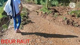 Dhulikhel  Hajarsidi  kabrevanjiyaga hudai Fulbari Condition of Road [upl. by Norry]