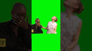 Cynthia Erivo Interview Cry  Green Screen wicked wickedmovie arianagrande cynthiaerivo crying [upl. by Eedia]