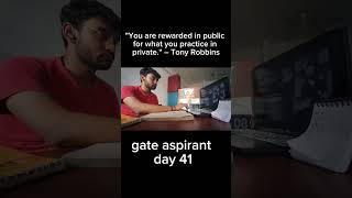 Gate aspirant day 40 gateprepration gate2025 physicswallah youtubeshorts shorts gateaspirants [upl. by Hanahs]