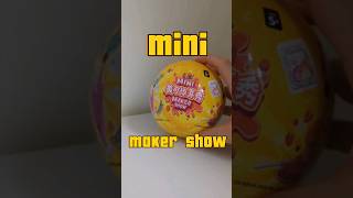 Mini Maker Show pt1 miniversemakeitminifood unboxing dailymilkteachill food asmrshorts diy [upl. by Drofkcor]