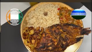 How to make Ivory Coast 🇨🇮 Attieke recipe  recette Champions of AFCON 2024 football food [upl. by Jacobson]