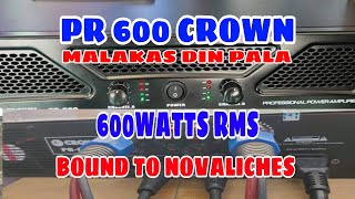 PR 600 CROWN POWER AMPLIFIER TO NOVALICHES [upl. by Onitsoga724]