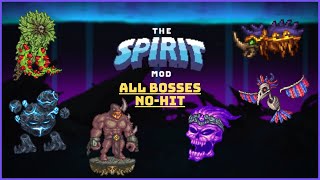 Terraria Spirit Mod  All Bosses NoHit v141 [upl. by Arny526]