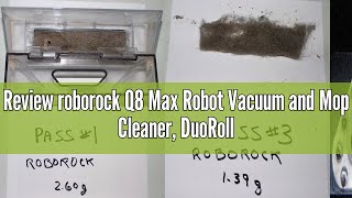 Review roborock Q8 Max Robot Vacuum and Mop Cleaner DuoRoller Brush 5500Pa Strong Suction Lidar N [upl. by Franck353]