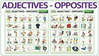 Adjectives  Opposites in English [upl. by Pampuch235]