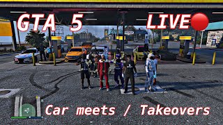 psn GTA 5 ONLINE Takeovers  Cut Ups amp Car Meets amp Rps PS5 carmeet gta gta5online live [upl. by Noseaj]