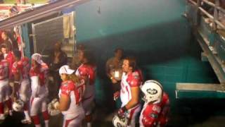 Tunnel Today  Pro Bowl in Miami  NFC amp AFC Player Introductions [upl. by Akiwak]