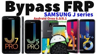 Cara Bypass FRP Samsung M20 I J4 I J5pro I J6 I J7pro I J7duo I J8 Android Oreo 81 [upl. by Ecyor]