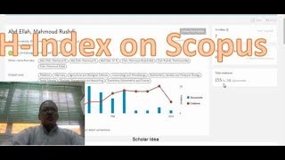 Identify your Hindex on Scopus  تعرف على قيمة مؤشر اتش  هيرش على موقع سكوبس [upl. by Ocirled]