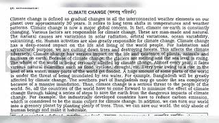 Climate Change Paragraph [upl. by Yldarb]