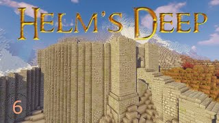 Building Helms Deep in Survival Minecraft 6 [upl. by Evangelist]