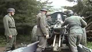 Firing the German105s [upl. by Mouldon]