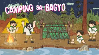 CAMPING sa BAGYO  Pinoy Animation [upl. by Arateehc]