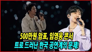 500만원 암표 임영웅 콘서트로 드러난 한국 공연계의 문제 팬들이 겪는 고통과 정부의 대응 [upl. by Pickens701]