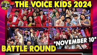 The Voice Kids Philippines 2024 Battle Round November 10 2024  The Singing Show TV [upl. by Anaahs]