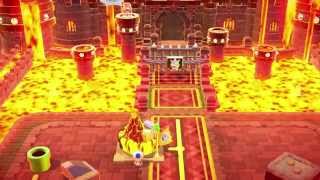 🔥 Super Mario 3D World Castle7  Simmering Lava Lake 100 All Stars amp Stamp Location Guide [upl. by Tews713]