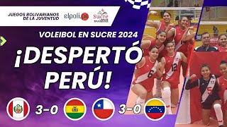 Sucre 2024  PERÚ VENCIÓ 30 A BOLIVIA Y MANTIENE CHANCES DE PELEAR POR EL ORO BOLIVARIANO  Día 8 [upl. by Sadoff]