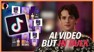 Create product videos in bulk for Tiktok using AI Video Generator [upl. by Ribble]