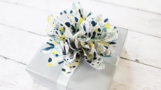 ペーパーナフキンフラワーの作り方 How to make paper napkin flower [upl. by Fai]