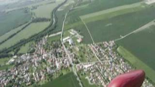 Rundflug mit dem Cyrocopter ab Flugplatz Bielen Richtung Erfurt  Alkersleben 3 [upl. by Cirtap]