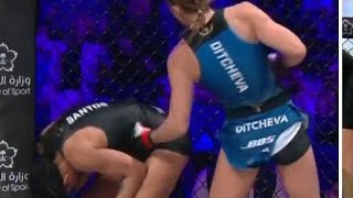 DAKOTA DITCHEVA BEATS THE TURKEY STUFFING OUT OF TAILA SANTOS [upl. by Krauss]