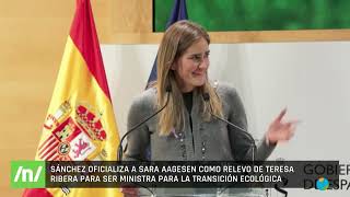 25112024 Declaración institucional de Pedro Sánchez para nombrar vicepresidenta a Sara Aagesen [upl. by Sidon365]