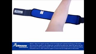 Blue Tennis Elbow Strap video [upl. by Tyler]