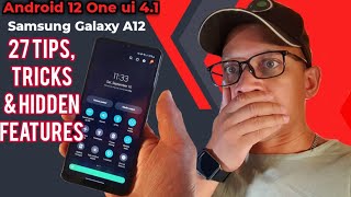 Samsung Galaxy A12  27 Tips Tricks amp hidden features Android 12 One ui 41 [upl. by Pablo]