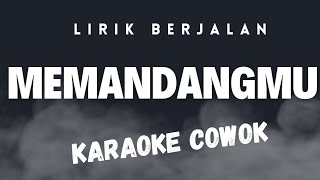 karaoke memandangmu nada cowok [upl. by Mchale]