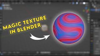 Magic Texture Node in Blender 3d  Blender Tutorial [upl. by Adabelle]