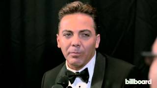 Cristian Castro Backstage 2014 Billboard Latin Music Awards [upl. by Ashti516]