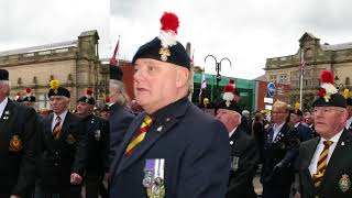 Fusilier 50 Gallipoli and St Georges Parade Bury 2018 [upl. by Bathesda]