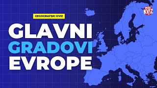 GLAVNI GRADOVI EVROPE  Možeš li pogoditi 30 evropskih glavnih gradova u ovom KVIZU [upl. by Sparke]