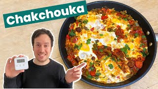 Chakchouka au merguez  Recette facile et rapide [upl. by Akela]